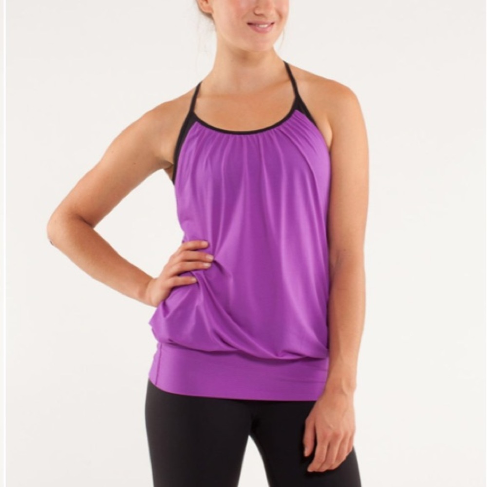 Lululemon No limits tank purple size 4